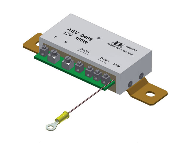 Regulátor dynama – 12V/100W se spínačem dynamostartéru AEV0409